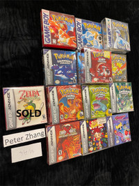 GameBoy Color / Advance Pokemon and other games!!