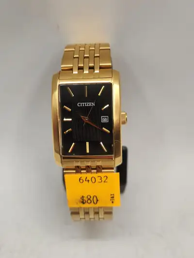 Citizen Men's Gold Tone Stainless Steel Quartz Watch, View more
