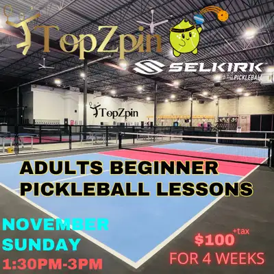 Adult Beginner Pickleball Lesson, View more