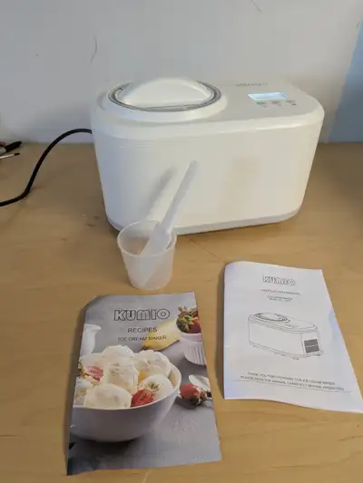 Condition - Like new Create delicious homemade frozen treats with the KUMIO ICE-1032Y Electric Ice C...