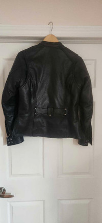 Womans leather riding jacket 