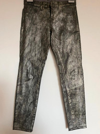 J BRAND - WAXED STRAIGHT CUT JEANS - S - WORN ONCE