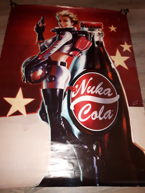 Humongous "NUKA COLA" Poster in Arts & Collectibles in Vancouver - Image 2