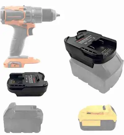 Adapter Converter for Milwaukee 18V Battery to for Ridgid AEG 18, View more