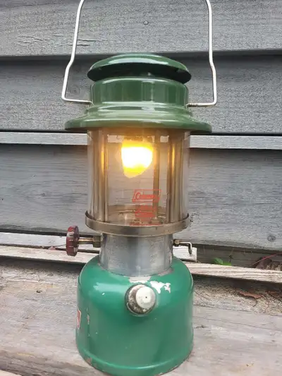 Vintage Coleman lantern, View more