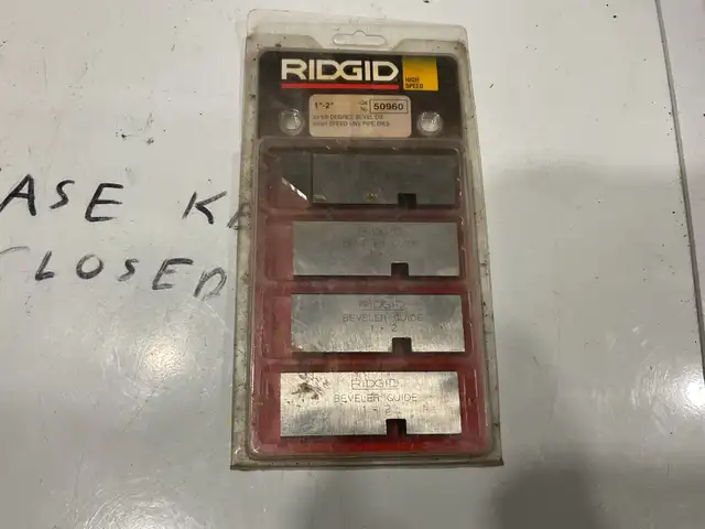 New Ridgid 1 to 2 inch beveling dies