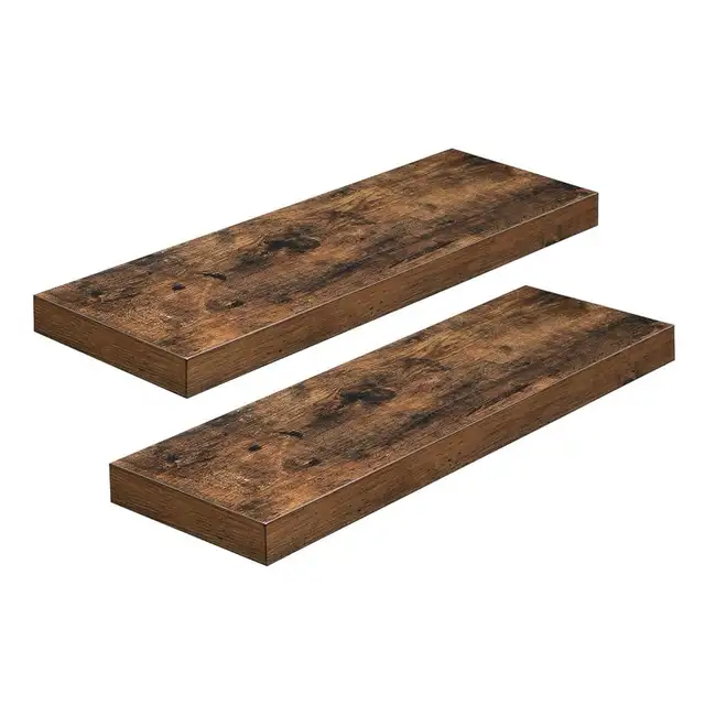 Floating Shelves Set of 2, Vintage Wall Shelf 23.6 Inch, Hanging in Home Décor & Accents in Markham / York Region - Image 5