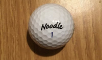 Noodle golf balls