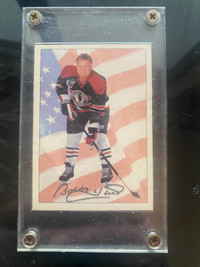 Bobby Hull Hall of Fame induction card