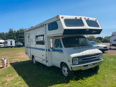 1977 Dodge Sportsman Jayco, 24 foot Class C motorhome, in great shape inside and out. Always stored...