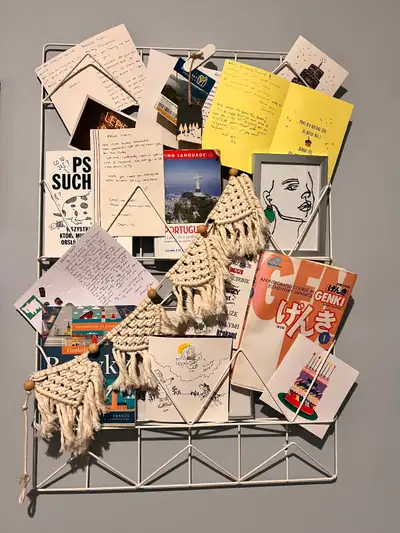 Wall decoration board with clips you, View more