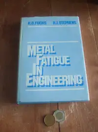 Genie Mecanique: Metal Fatigue in Engineering - Vintage