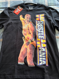WWE Hulk Hogan + Ultimate Warrior T Shirt - Brand New