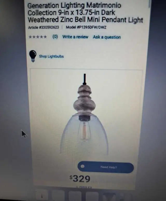 Pendant Light in Indoor Lighting & Fans in Belleville - Image 3