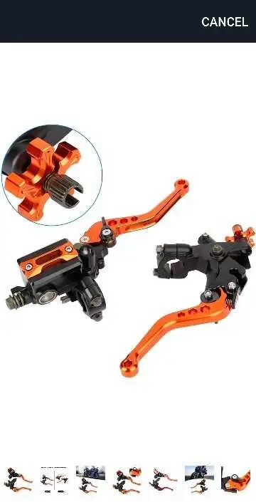 As seen in ad. Still in the box universesal adjustable brake and clutch levers. Send offers