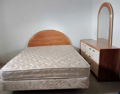 Queen Bed and Matching Dresser, View more