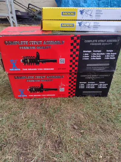 $250: Front strut assembly $50: Sway bar links $350: O2 sensors (both upstream and downstream) Brand...