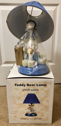Teddy Bear Lamp NEW in Box