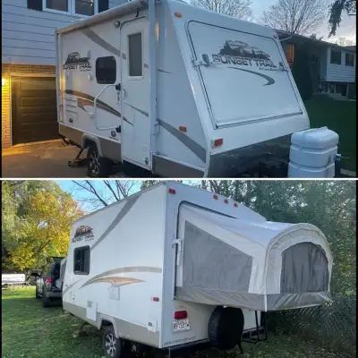 2011 Crossroads Sunset Trail SX17C Hybrid Trailer – Excellent Condition Very clean and well maintain...