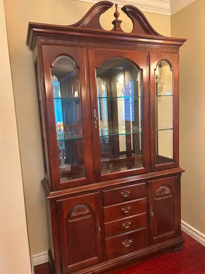 Elegant Dining Room Table Set - 3 Pieces and 6 Chairs, View more