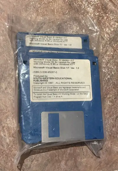 Visual Basic 4.0 Software, sealed, never used, View more
