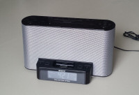 Sony ICF-CS10iP radio, dual alarm clock, iPod dock
