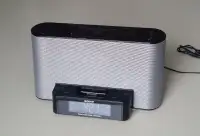 Sony ICF-CS10iP radio, dual alarm clock, iPod dock