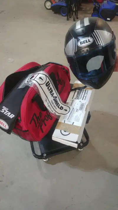 Casque moto Bell race star fullface Noir & Gris, View more