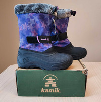 Kamik size 4 waterproof winter boots girl's