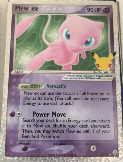 Mew Ex Pokémon Card, View more