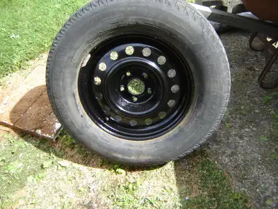 2 snow tires off a hyundai santafe asking $120 dollars or best offer
