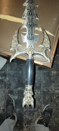 Medieval demon sword