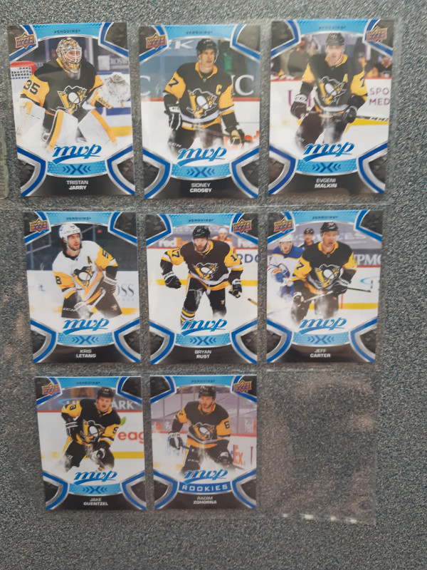 Carte de hockey Penguins de Pittsburgh MVP Upper Deck 2021-2022 dans Art et objets de collection  à Lévis