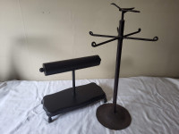2 Metal Jewelry Stands