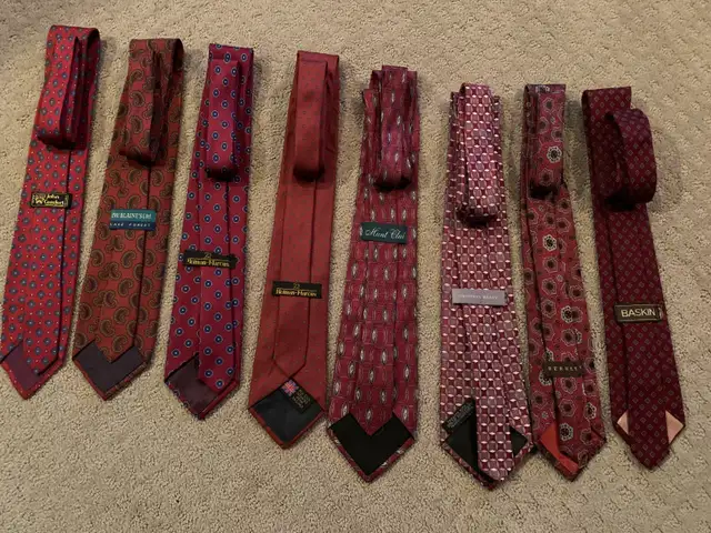 Men's Neckties - Assorted Red Colours in Men's in St. Albert - Image 5