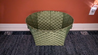 Large Woven Storage Basket, Green