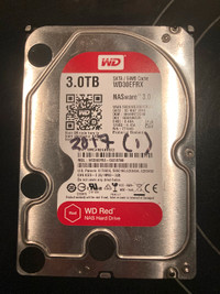 Western Digital 3TB WD Red NAS Internal Hard Drive