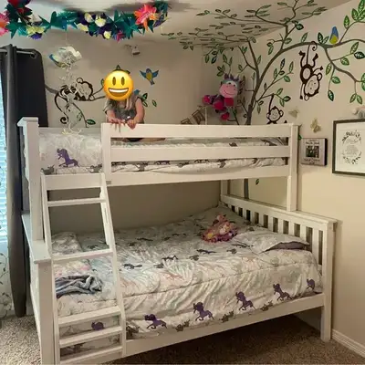 Single Over Double Wooden Bunk Bed, View more