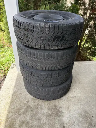 Set of 4 winter tires on steel rims. Came off our 2015 Honda Odyssey, used 2 seasons. BF Goodrich 23...