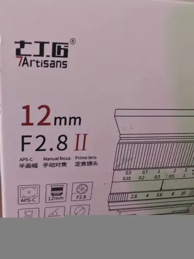 7artisans 12mm F2.8 Mark Ⅱ - M4/3 mount, View more