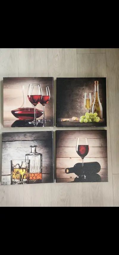 Beautiful set of 4 kitchen wall art, View more