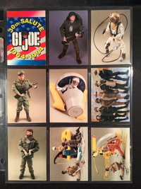 G.I. Joe 30th Salute & Hemp / Marijuana 1994 Card Sets  