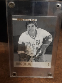 1993-94 Classic Hockey Draft chris Chelios Signed Card