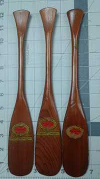 Peterborough Canoe Company paddle samples
