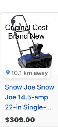 Snow Joe Snow blower