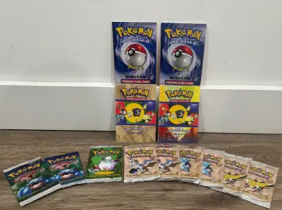 Empty Pokemon Boosters and Inserts, View more