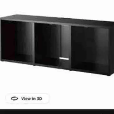 Fully assembled IKEA BESTÂ TV Bench, Drawer Frame, Glass Door, View more