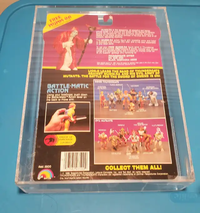 AFA 75 Thundercats 1986 LJN Cheetara w/ Wilykit 14-back63660927008003123