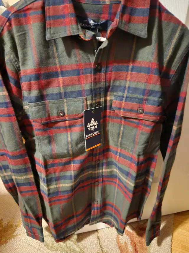 NEW Hunter Plaid Shirt, size S