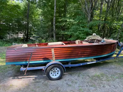 1956 Seabird 18’ wooden boat. Has Buchanan engine Boat was purchased about 15years ago and drove a f...
